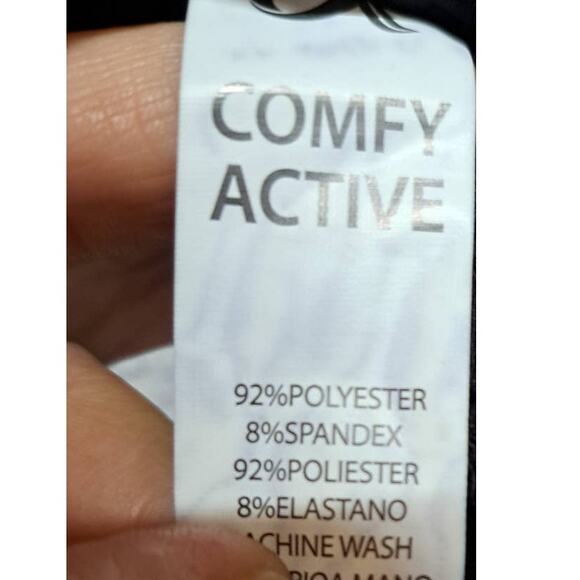 NWT Scrunch Butt Honeycomb TikTok Leggings L/XL Black - Booty Lift High Waist - Picture 5 of 7